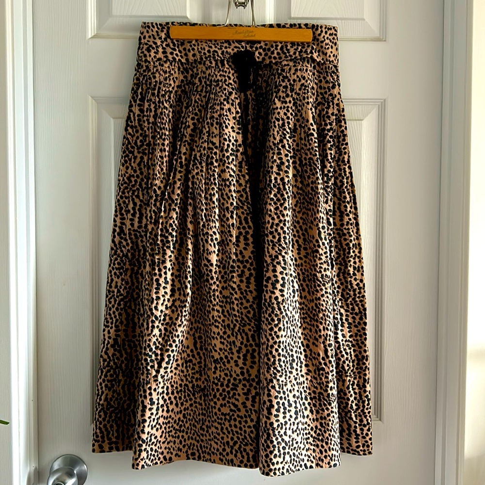Ulla Johnson Animal Print Skirt